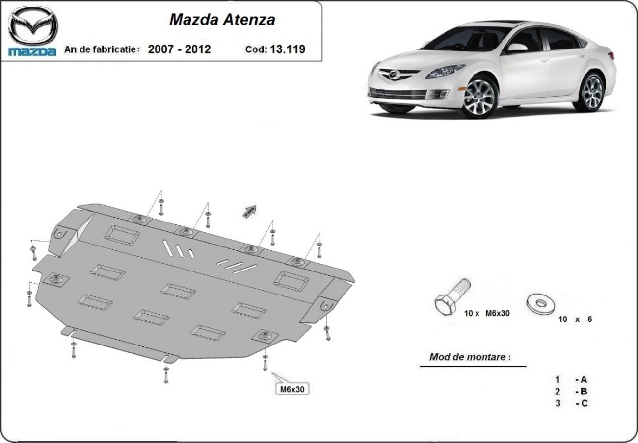 Engine skid plate Atenza - 2