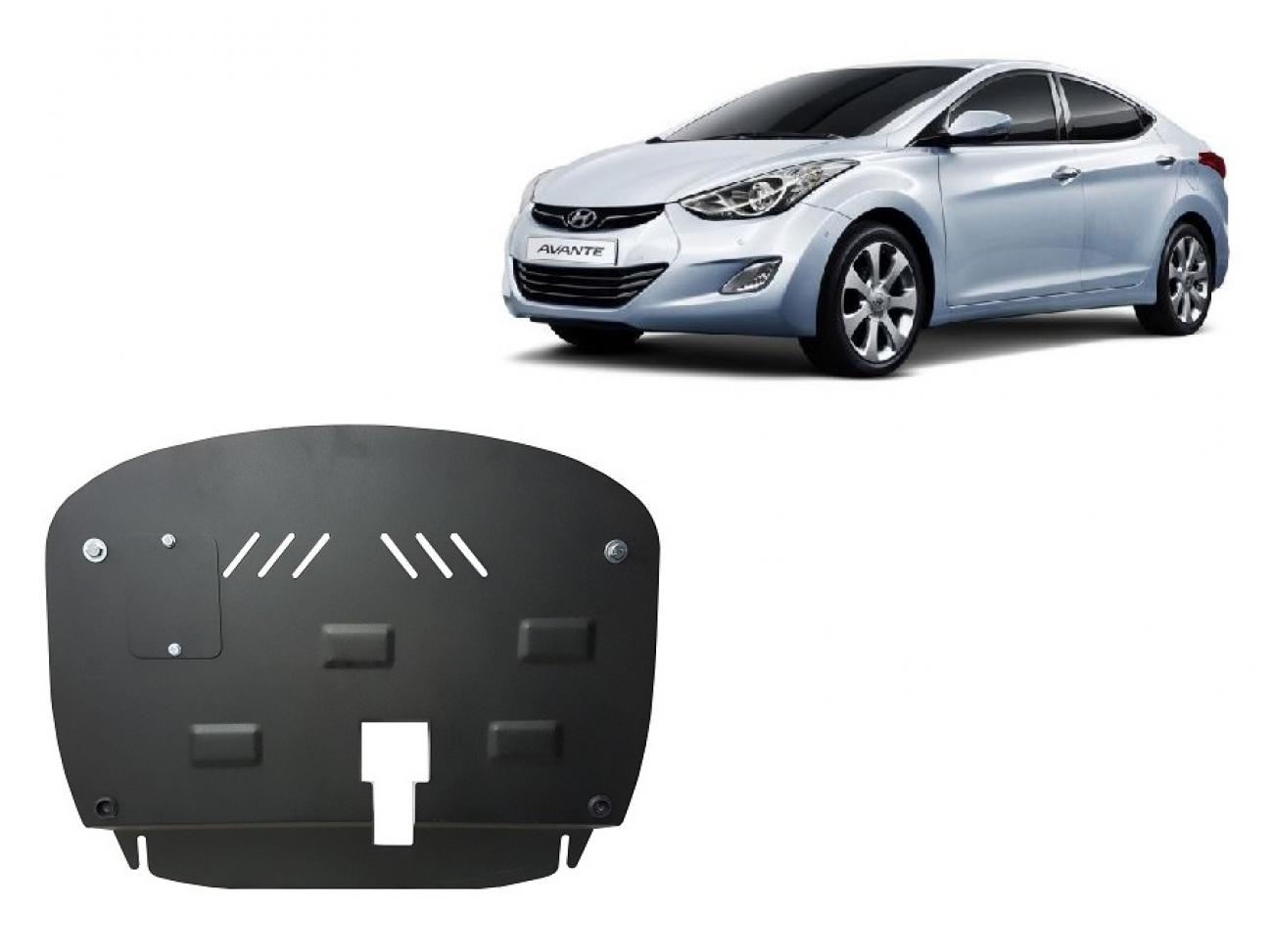 Engine skid plate Hyundai Elantra 2
