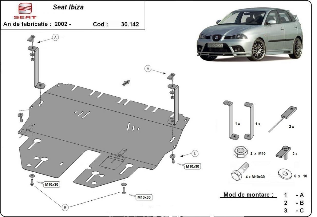 Engine skid plate Seat Ibiza Petrol - 2