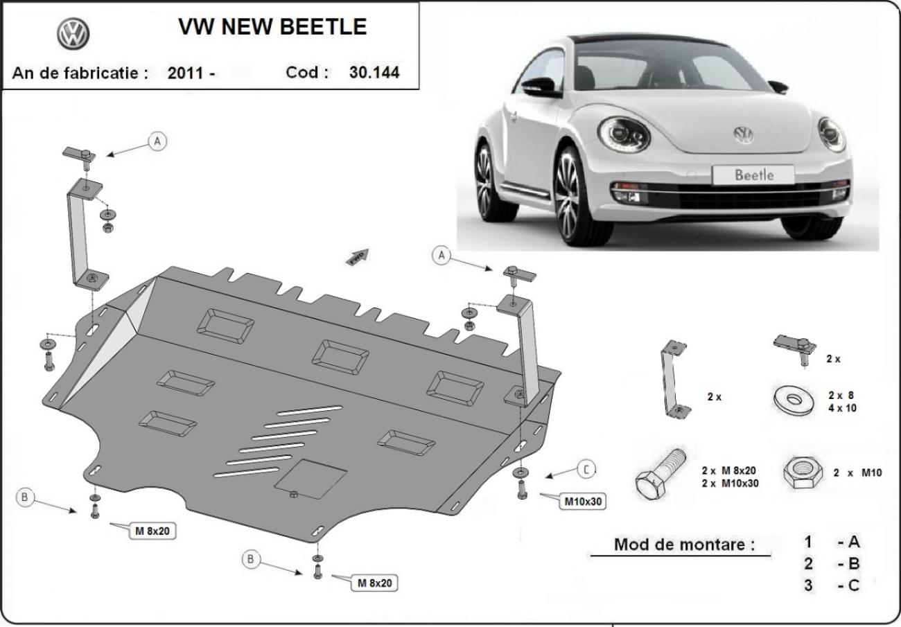 Engine skid plate Volkswagen New Beetle - 2