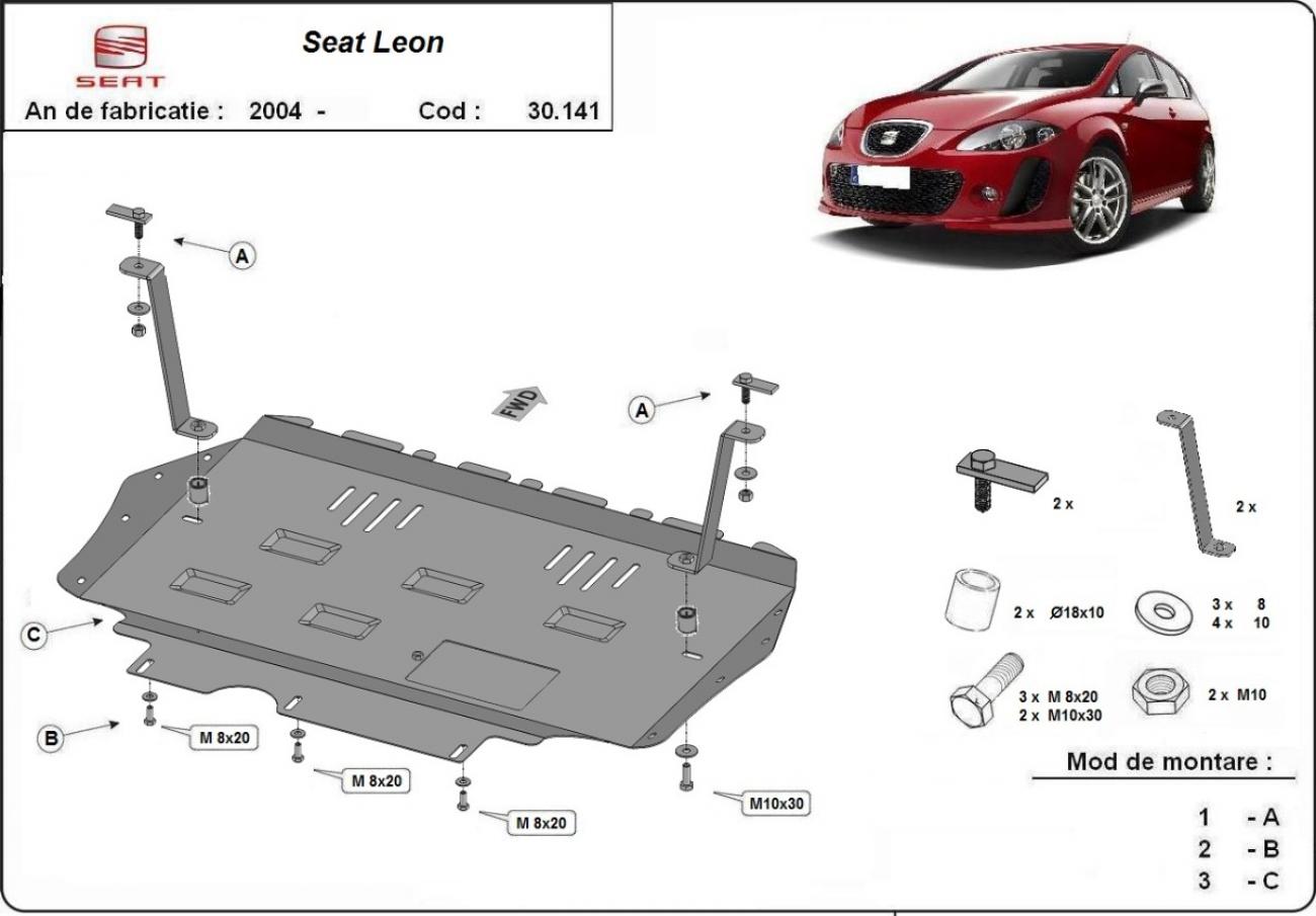 Engine skid plate Seat Leon 2 - 2
