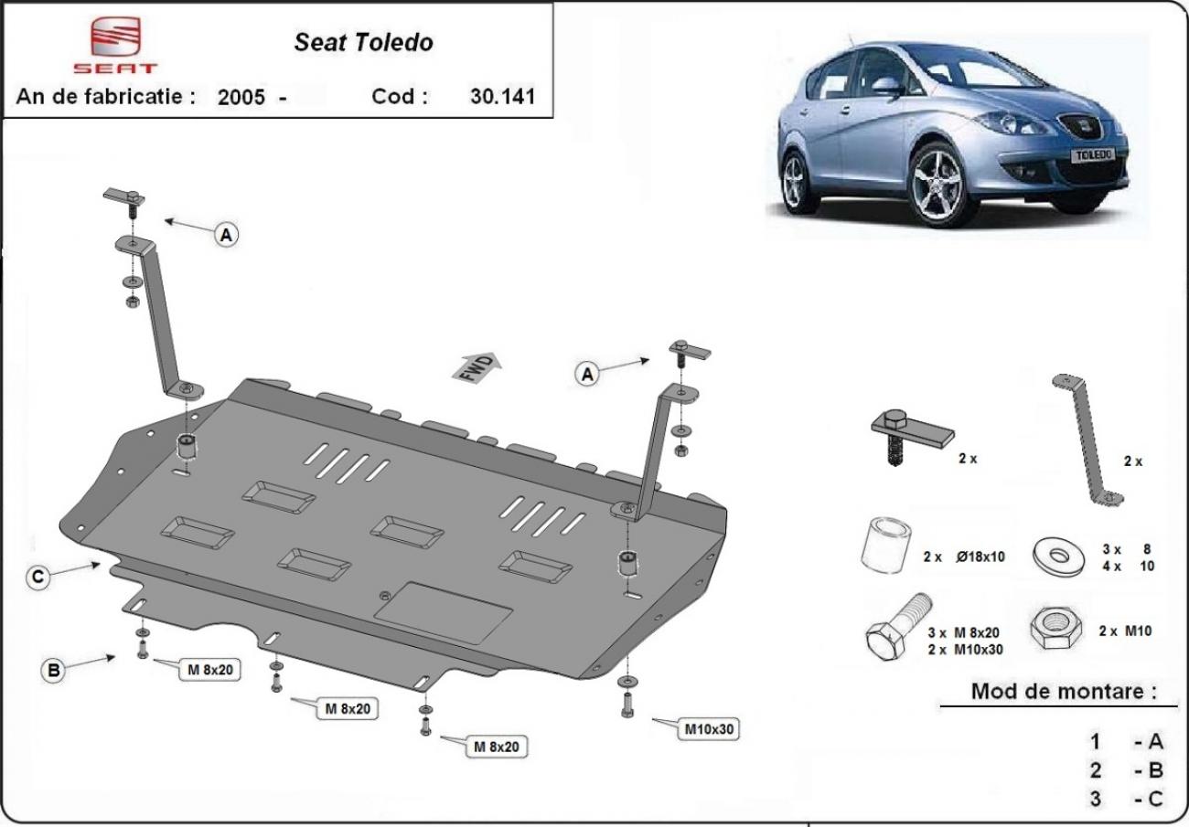 Engine skid plate Seat Toledo 3 - 2