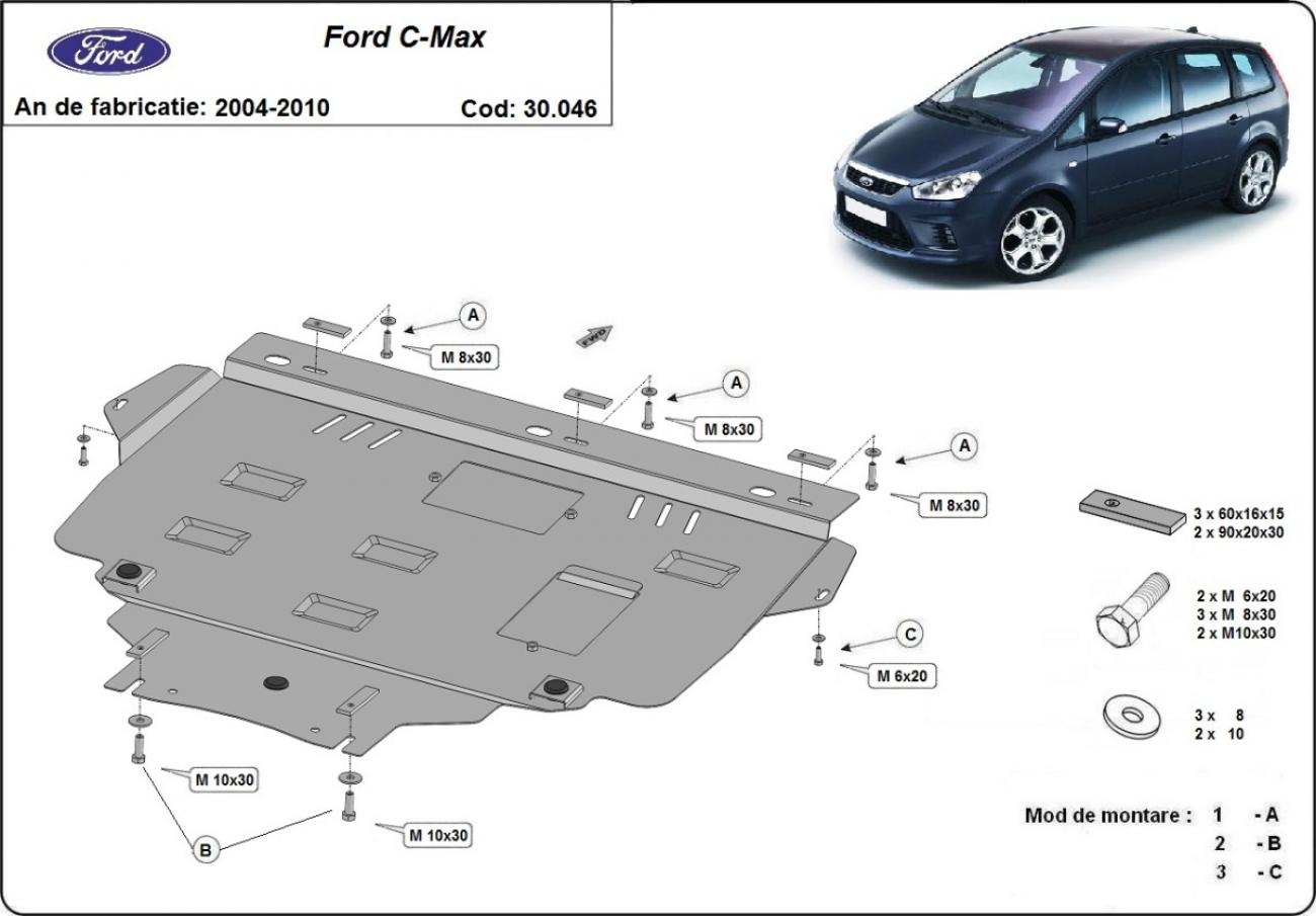 Engine skid plate Ford C - Max - 2