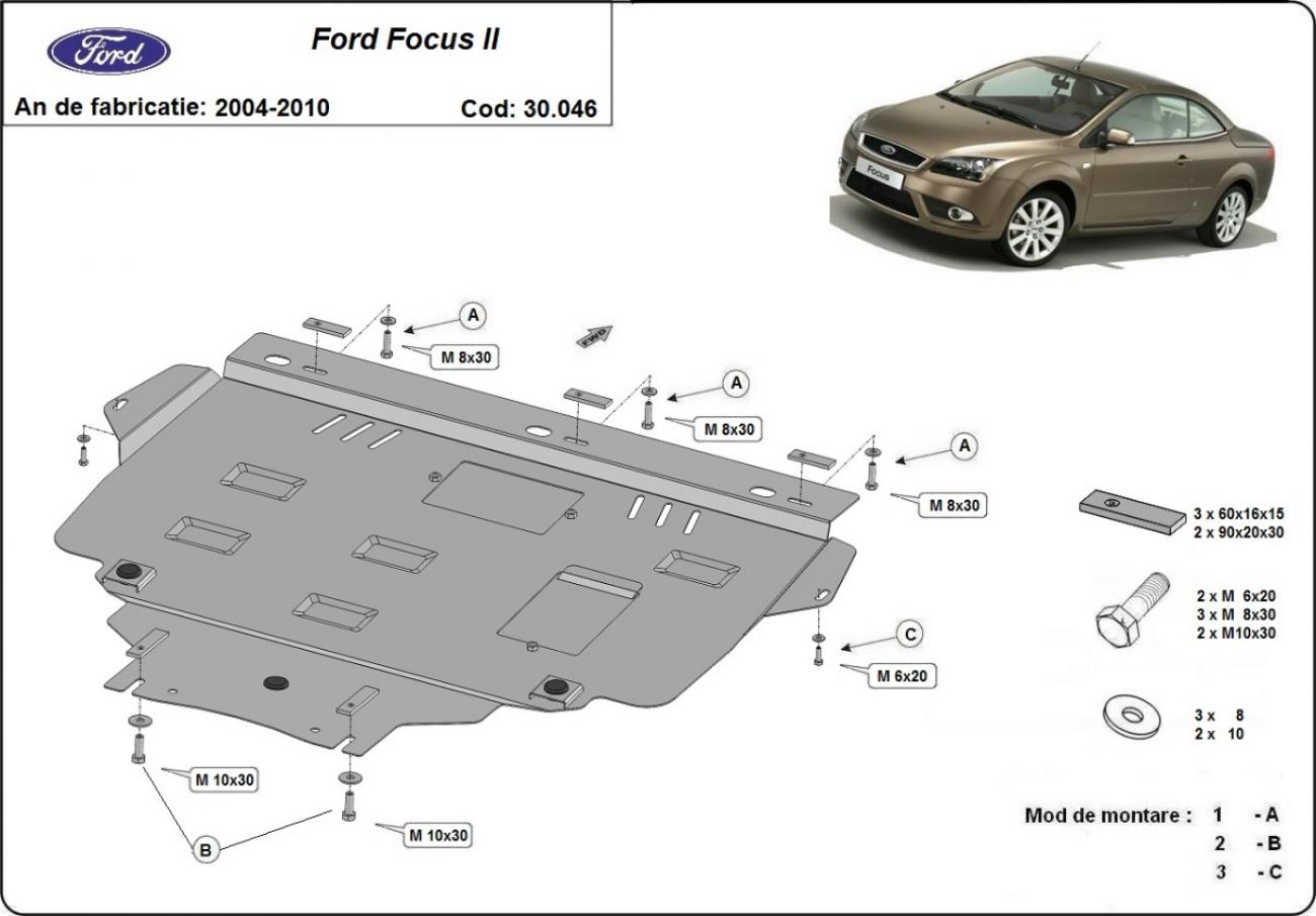 Engine skid plate Ford Focus 2 - 2