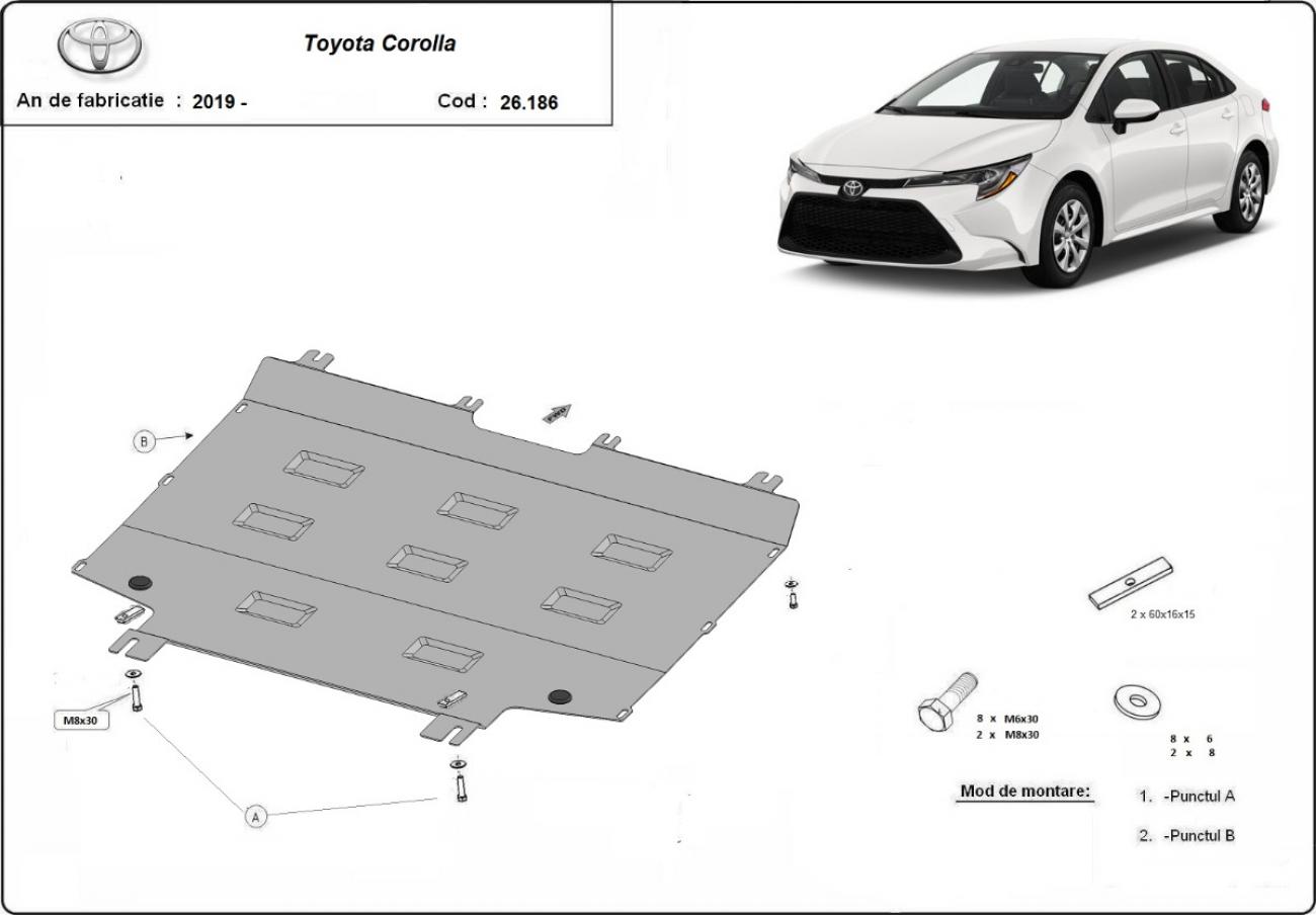 Engine skid plate Toyota Corolla - 2