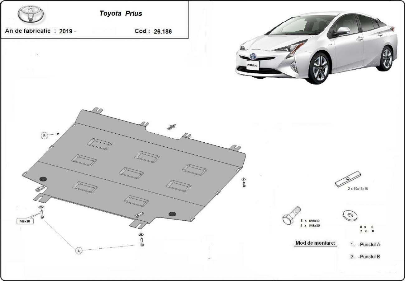 Engine skid plate Toyota Prius - 2