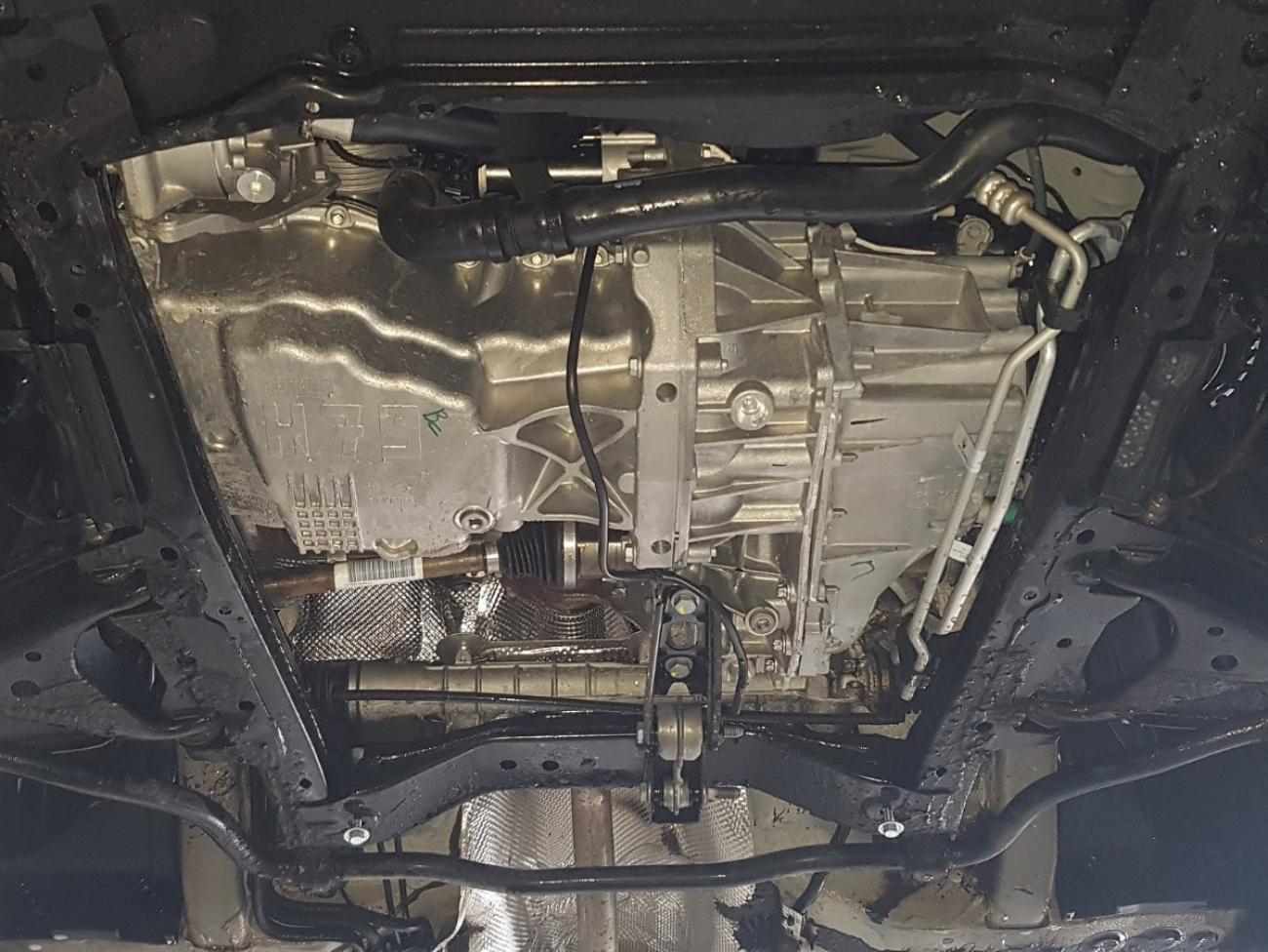Aluminum engine skid plate Dacia Logan 2 - 3