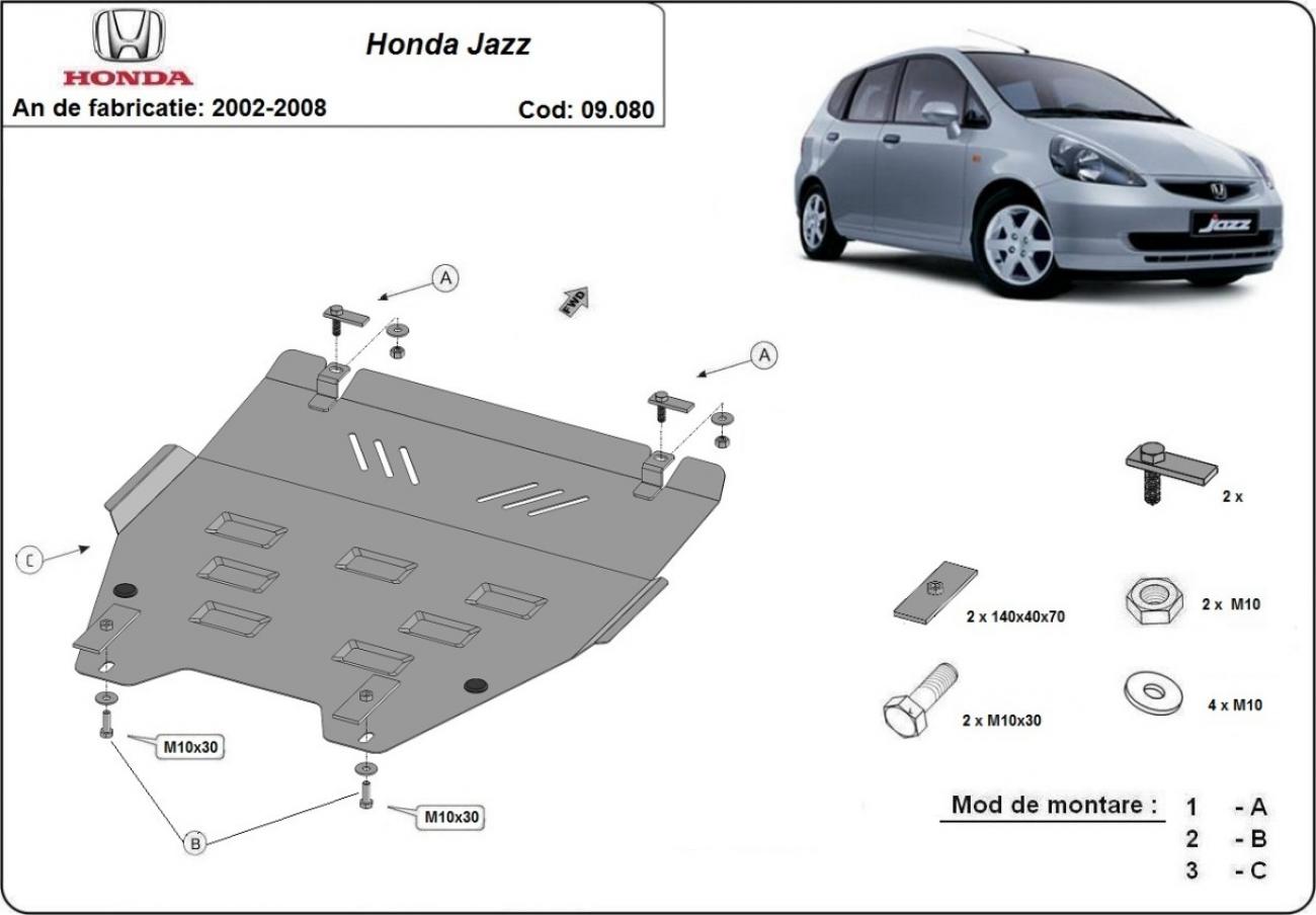 Engine skid plate Honda Jazz - 2
