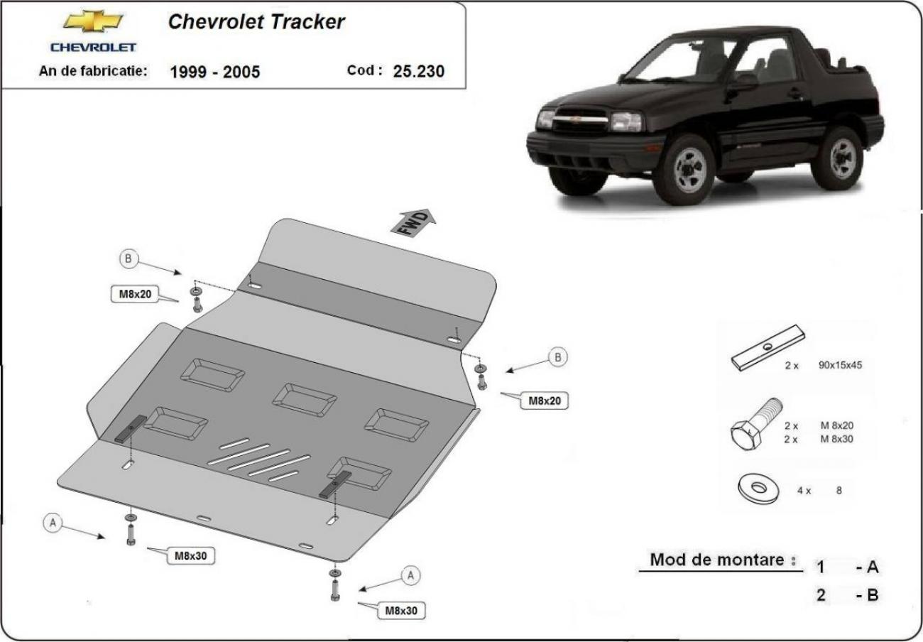 Engine skid plate Chevrolet Tracker - 2