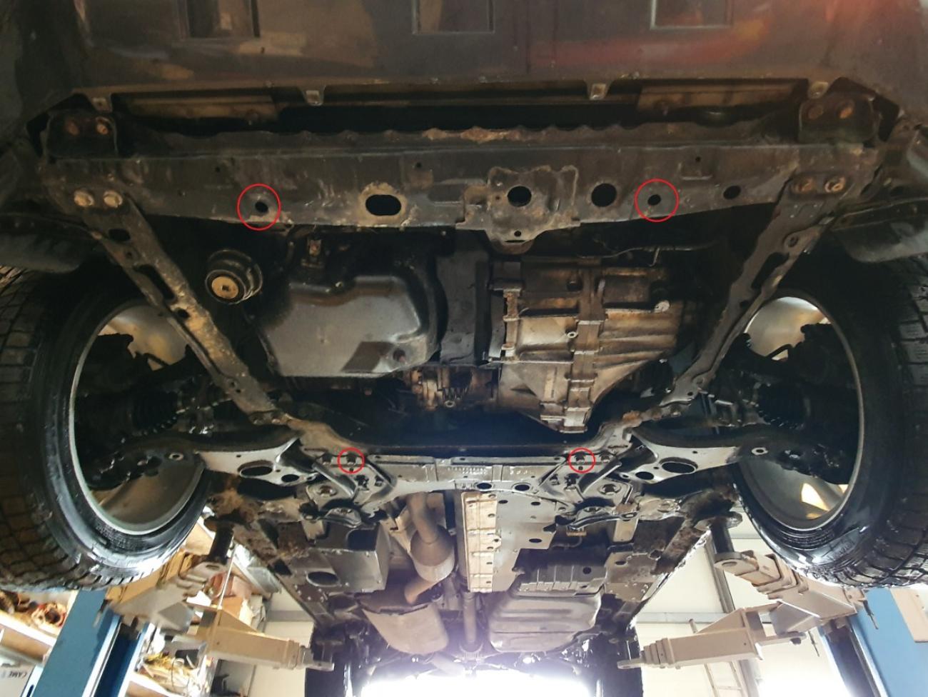 Engine skid plate Toyota RAV 4 diesel - 3