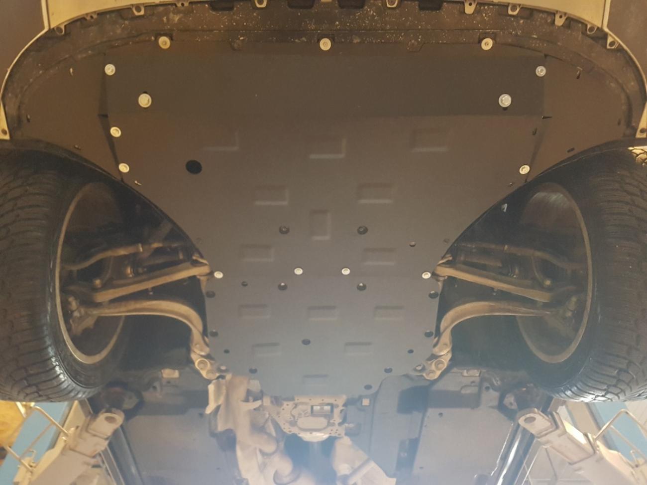 Gearbox skid plate for VW Touareg - 7