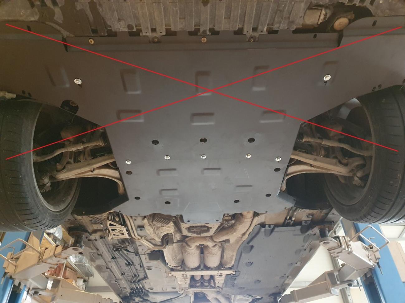 Gearbox skid plate for Audi A8 - 4