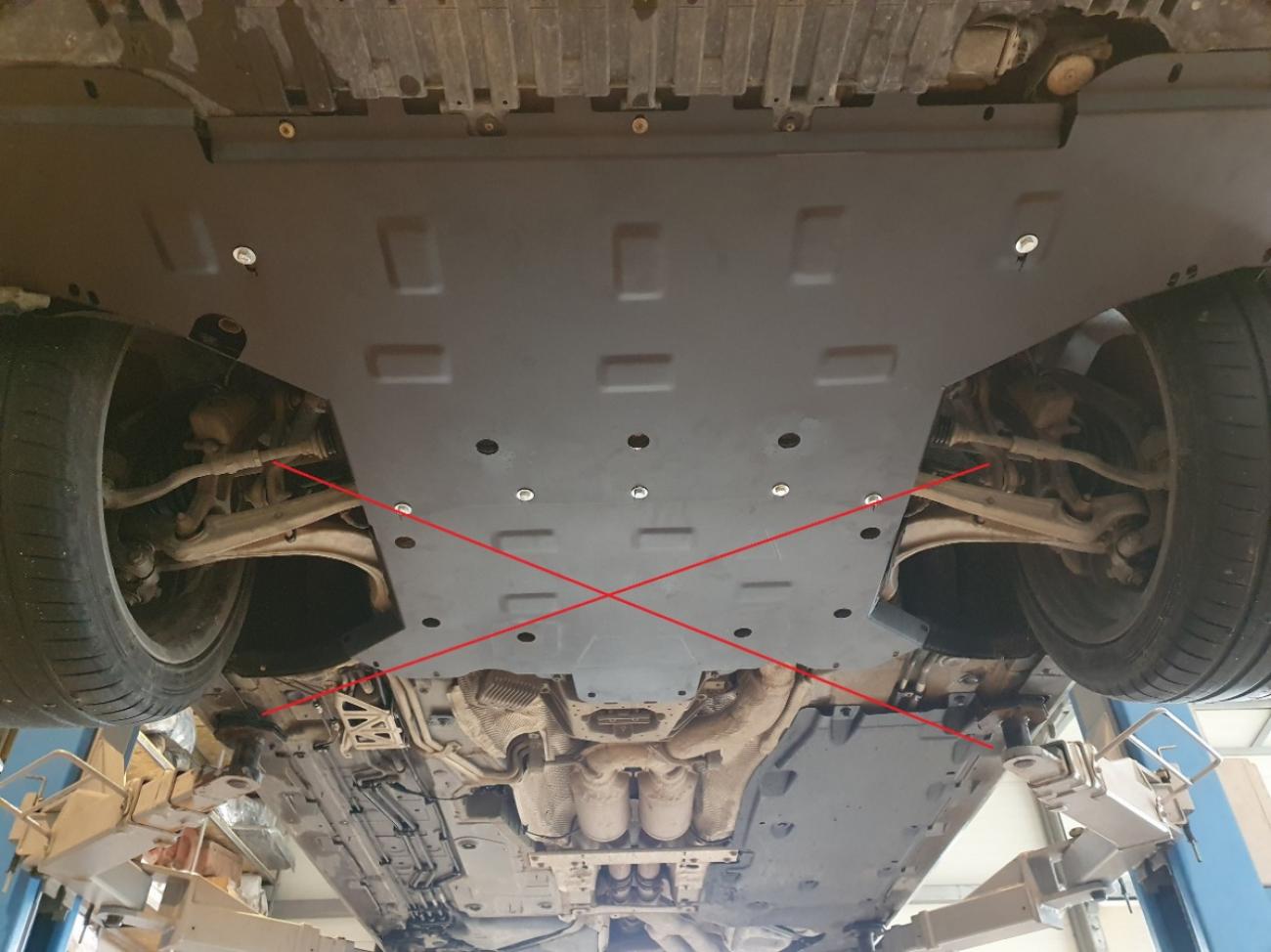 Engine skid plate Audi A8 - 8