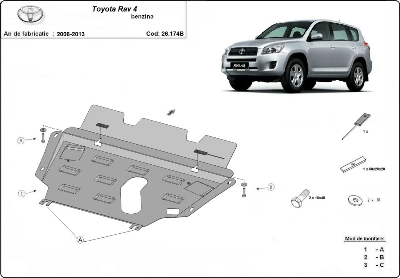 Engine skid plate Toyota RAV 4 Petrol - 2