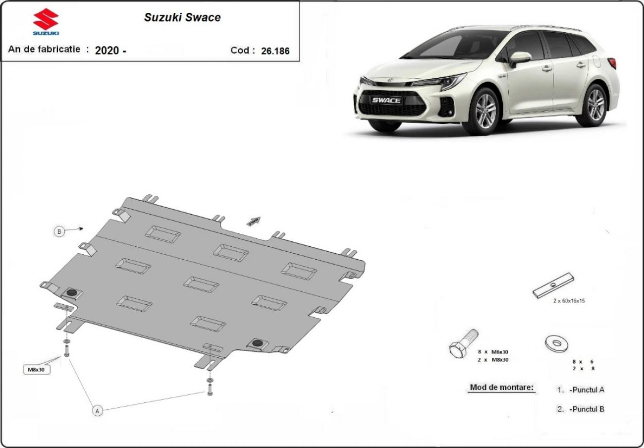 Engine skid plate Suzuki Swace - 2