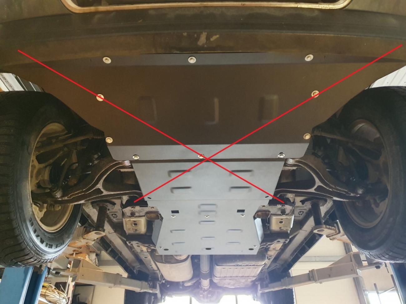 Gearbox skid plate for Jeep Grand Cherokee - 6