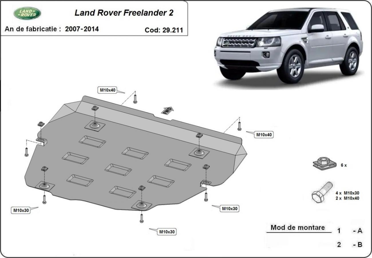 Engine skid plate Land Rover Freelander 2 - 2
