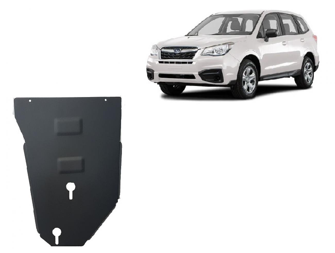 Gearbox skid plate for manual Subaru Forester 4