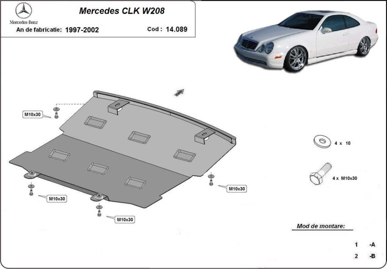 Engine skid plate Mercedes CLK W208 - 2