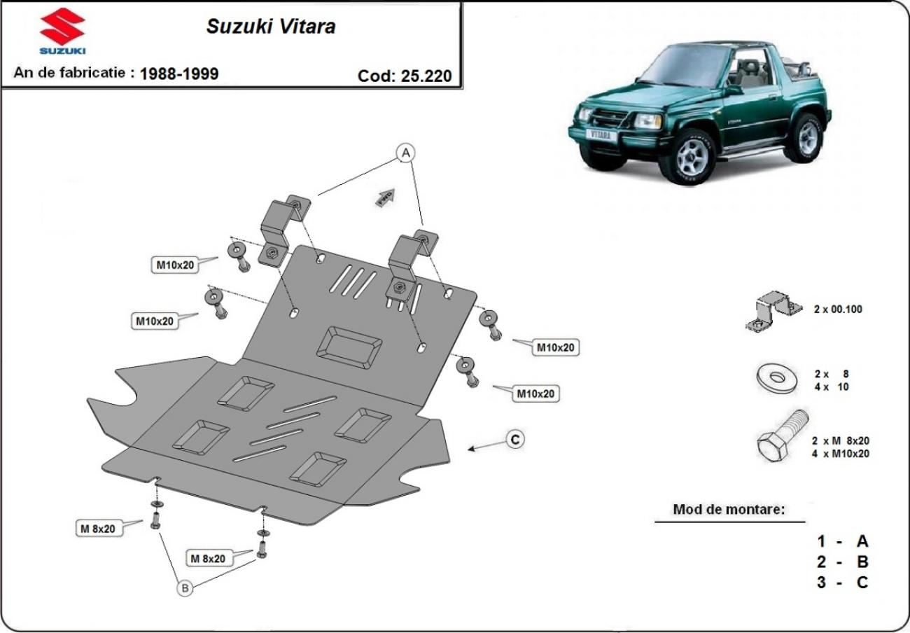 Engine skid plate Suzuki Vitara - 2