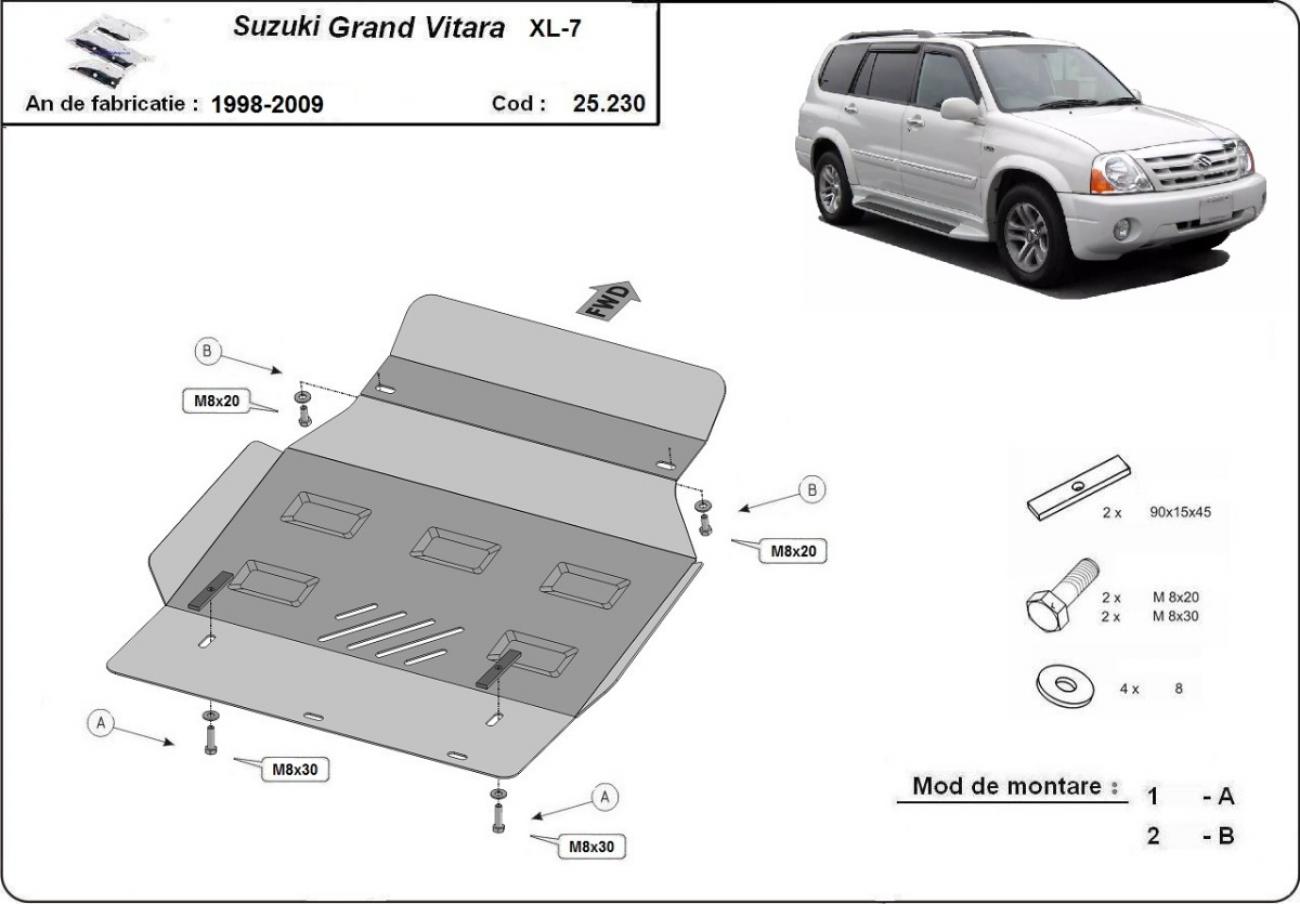 Engine skid plate Suzuki Grand Vitara XL-7 - 2