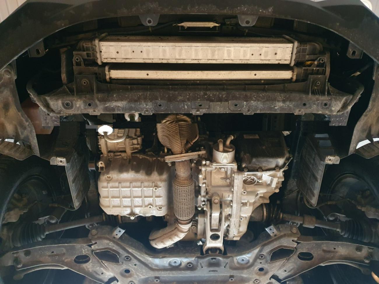 Engine skid plate metalic SsangYong Korando - 3