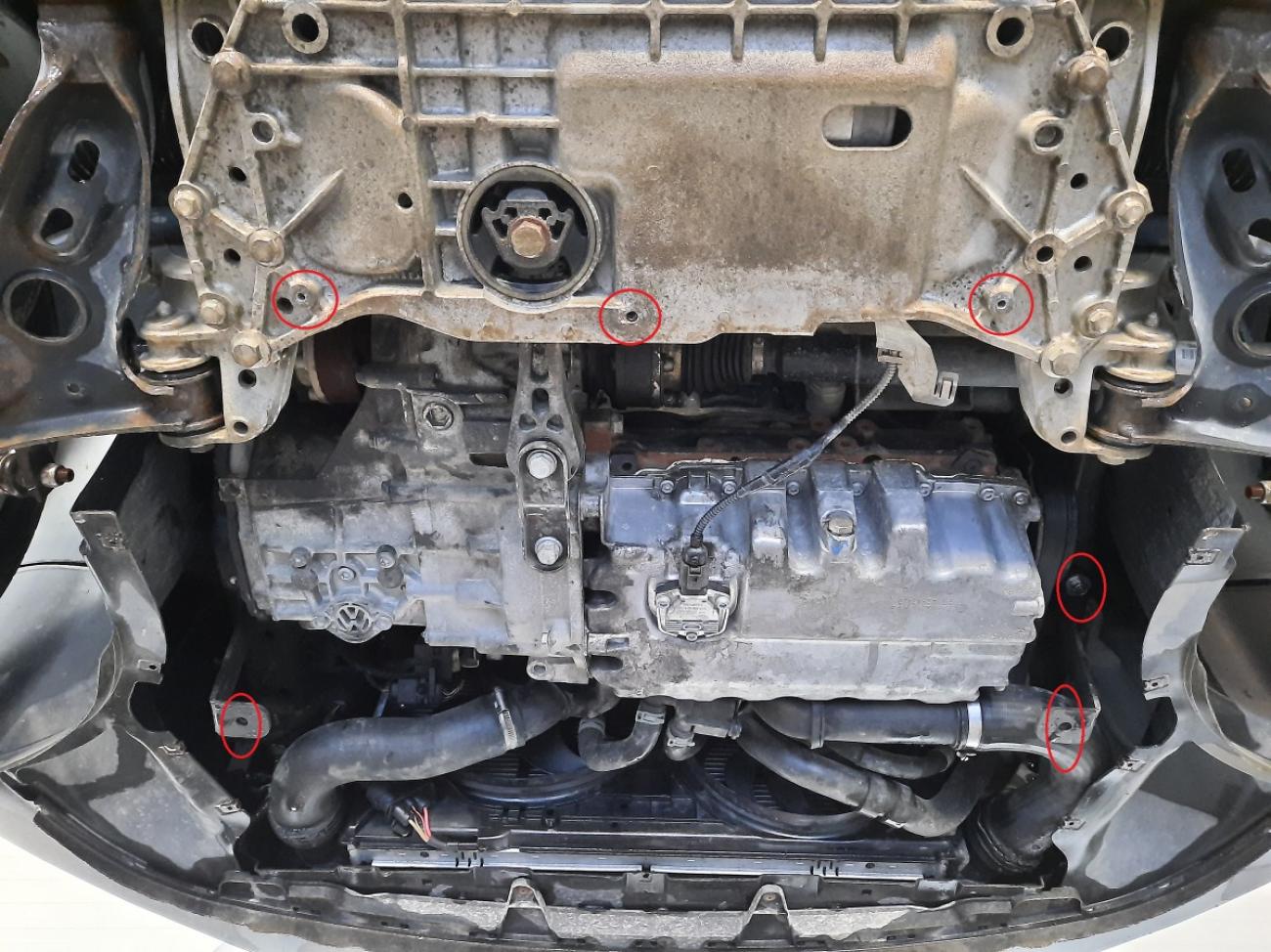 Engine skid plate Metalic Volkswagen Caddy - 3