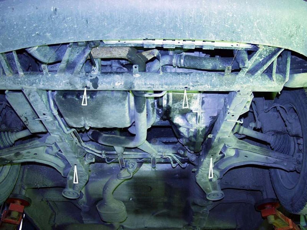 Engine and gearbox skid plate Mercedes Vito - 3