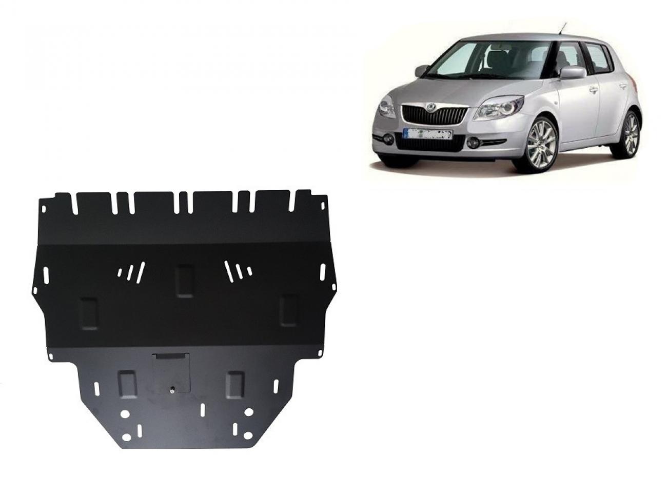 Engine skid plate Skoda Fabia 2 - Diesel