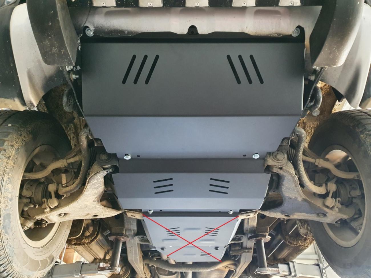 Engine and cooler skid plate Mitsubishi L 200 - 4