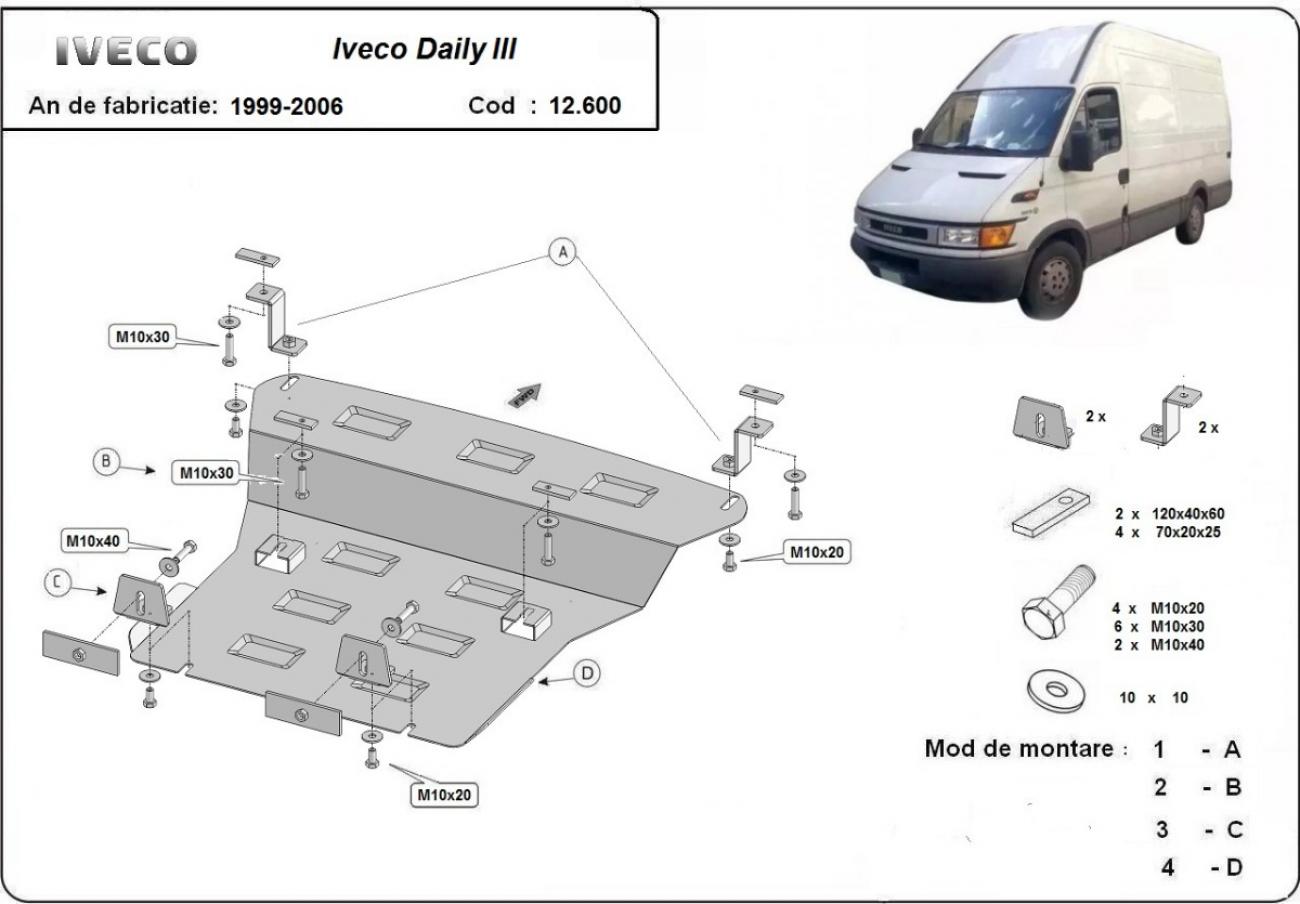 Engine skid plate Iveco Daily 3 - 2