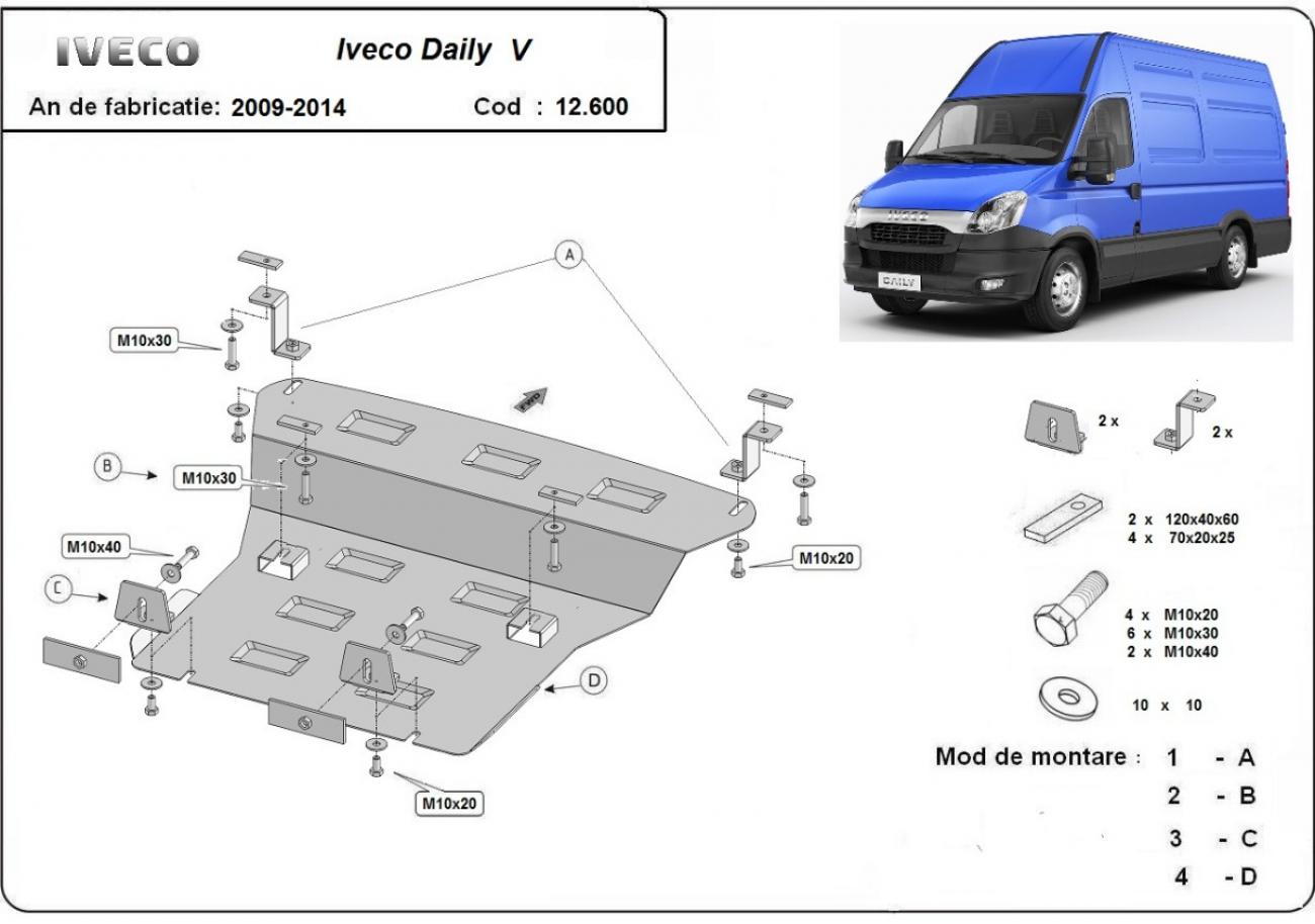 Engine skid plate Iveco Daily 5 - 2