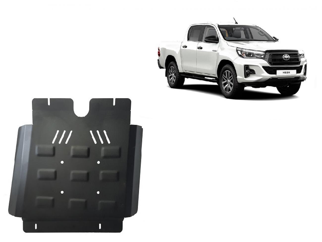 Gearbox skid plate Toyota Hilux Invincible