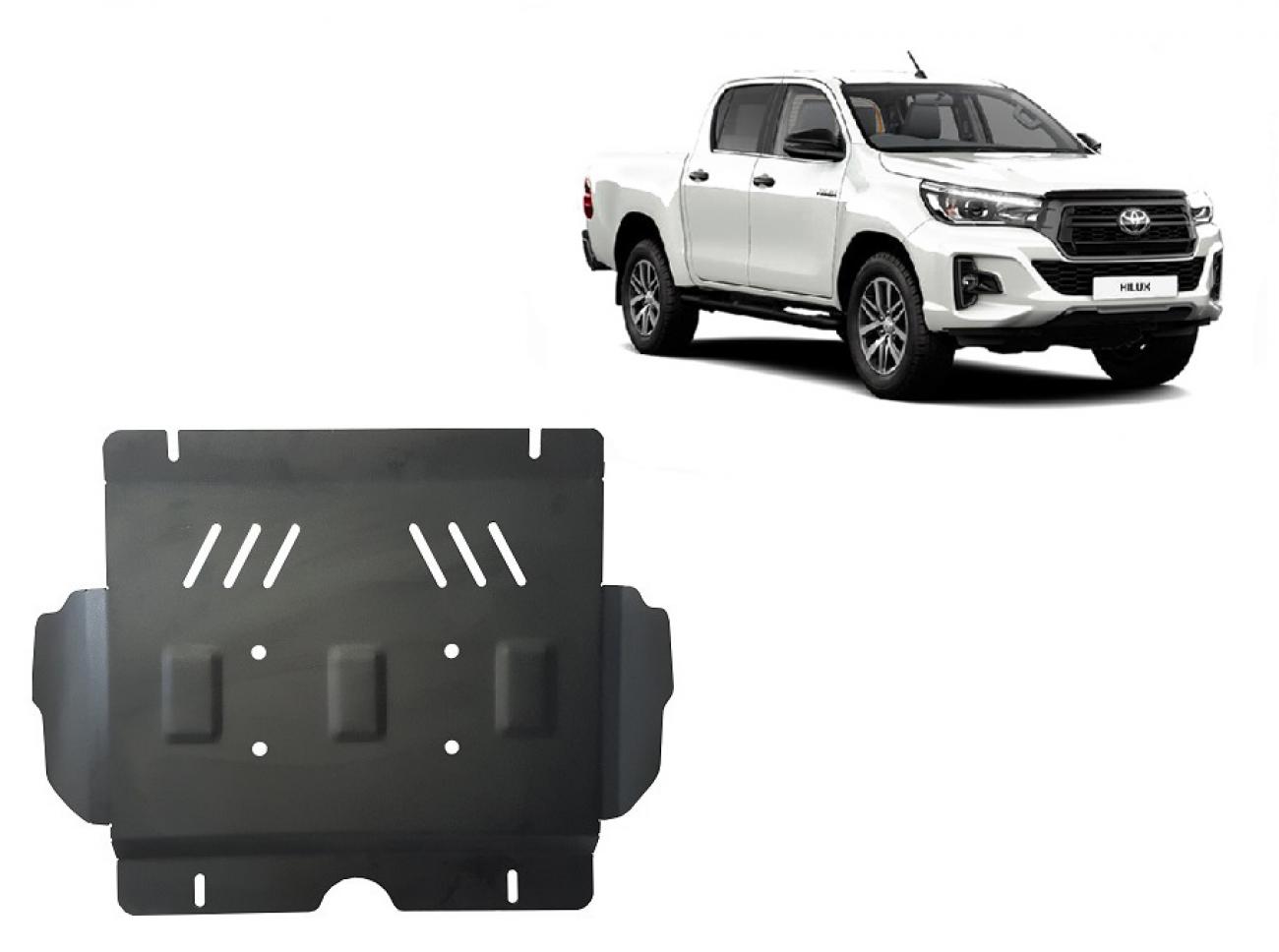Engine skid plate metalic Toyota Hilux Invincible