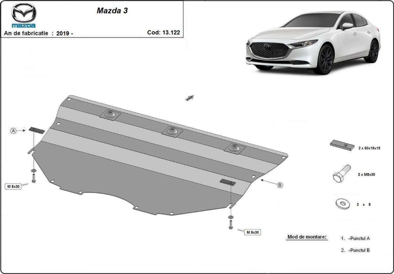 Engine skid plate Mazda 3 - 2