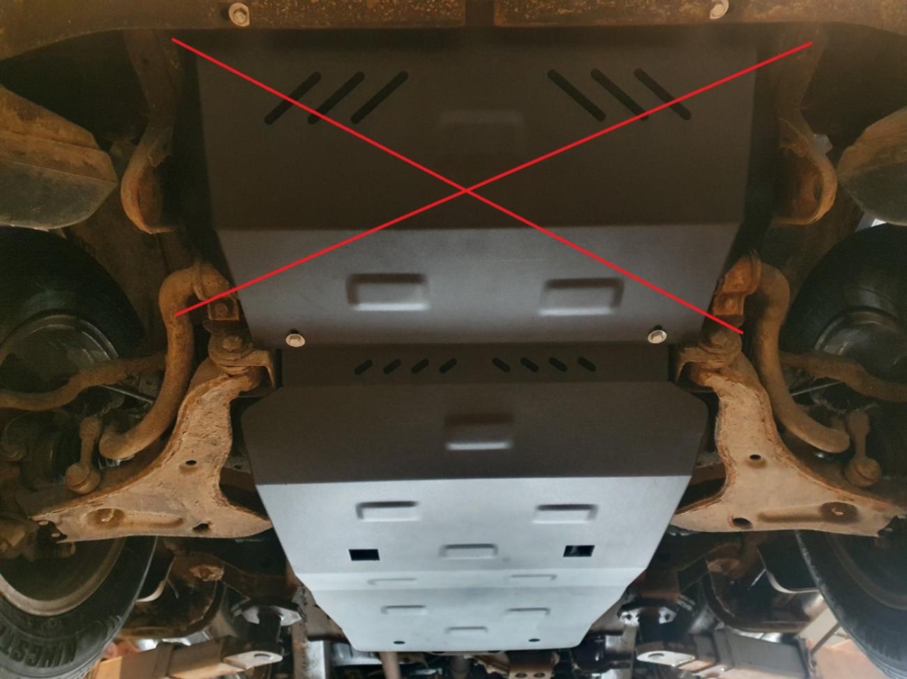Engine skid plate metalic Fiat Fullback - 6