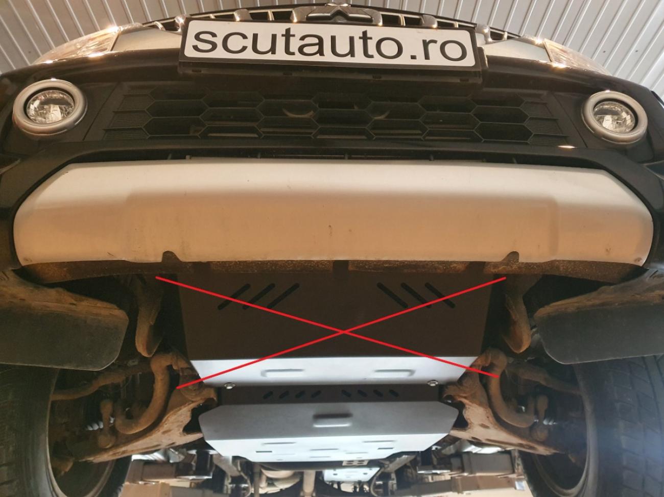 Engine skid plate metalic Fiat Fullback - 8