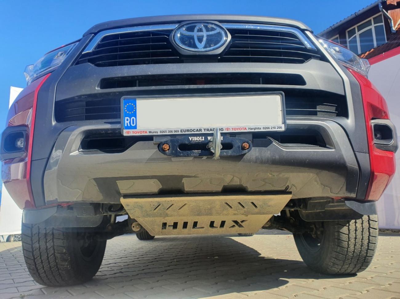 Cooler skid plate din aluminiu Toyota Hilux Revo - 6