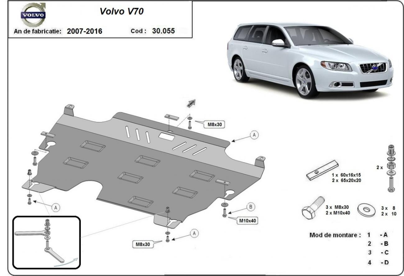 Engine skid plate Volvo V70 - 1