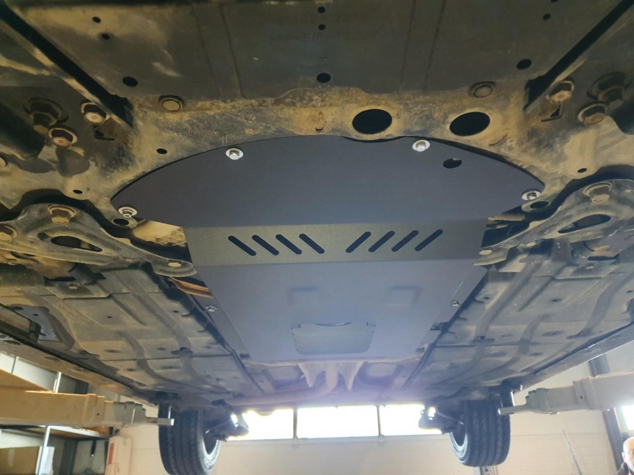 Catalytic converter anti-theft skid plate for Toyota Corolla - 6