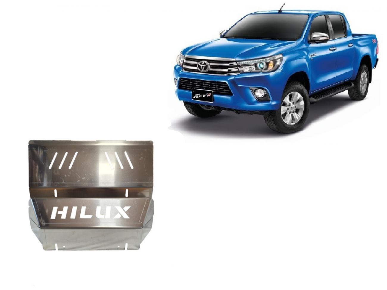 Cooler skid plate din aluminiu Toyota Hilux Revo