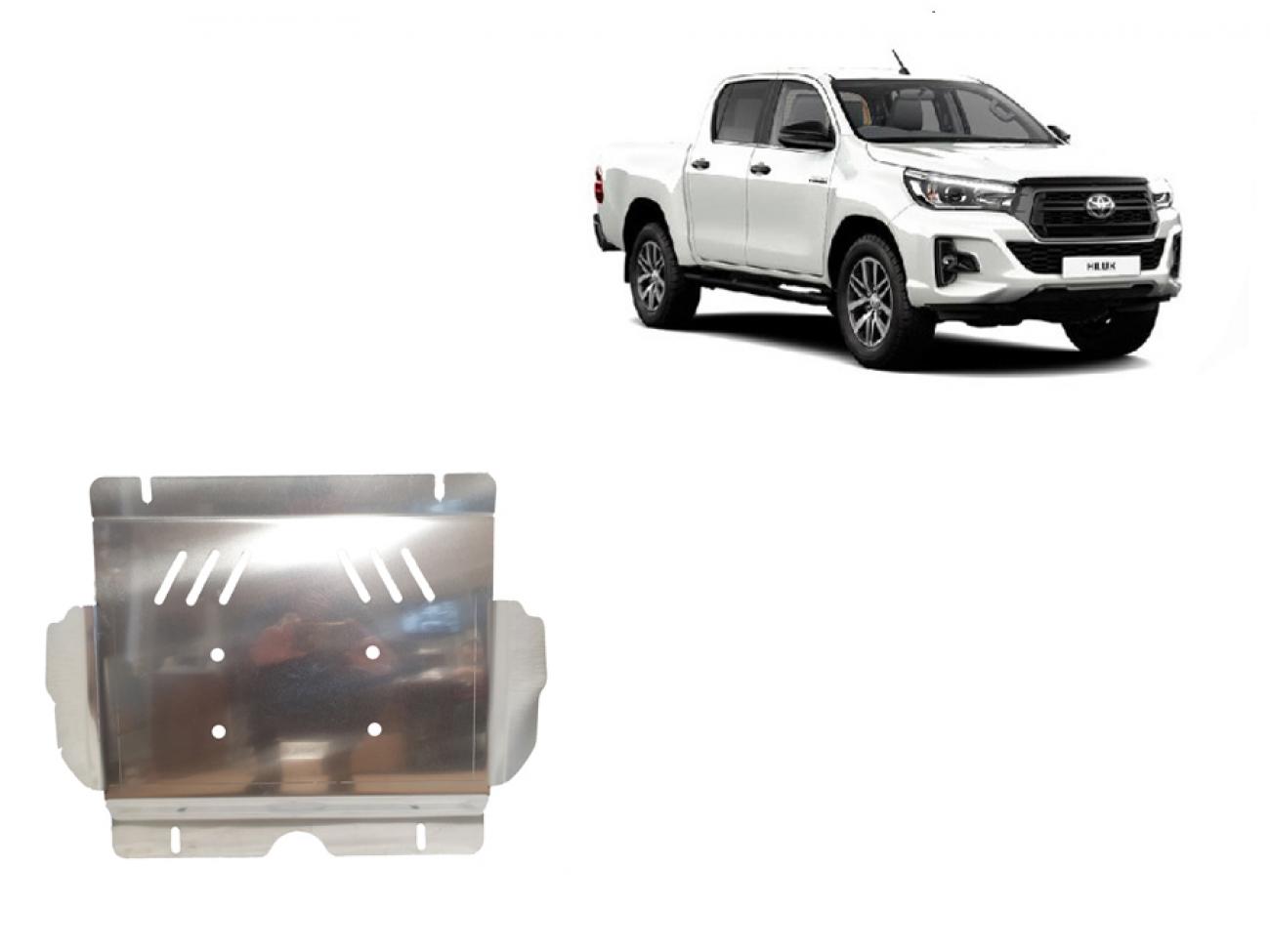 Aluminum engine skid plate Toyota Hilux Invincible
