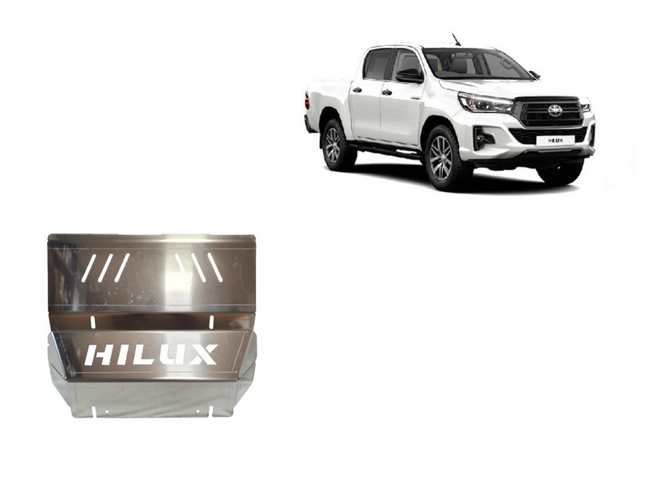 Cooler skid plate din aluminiu Toyota Hilux Invincible