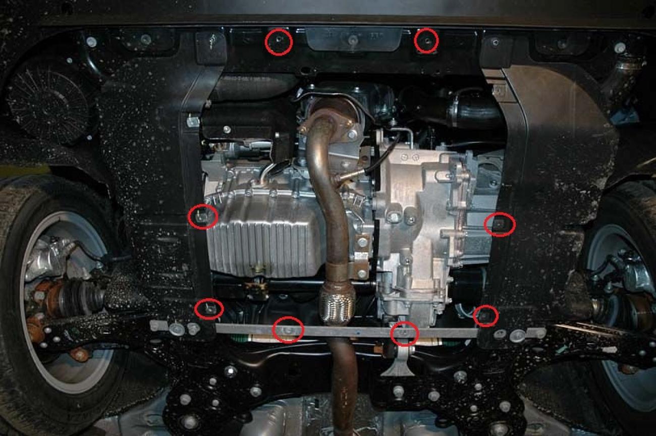 Engine and gearbox skid plate Lancia Delta 3 - 3