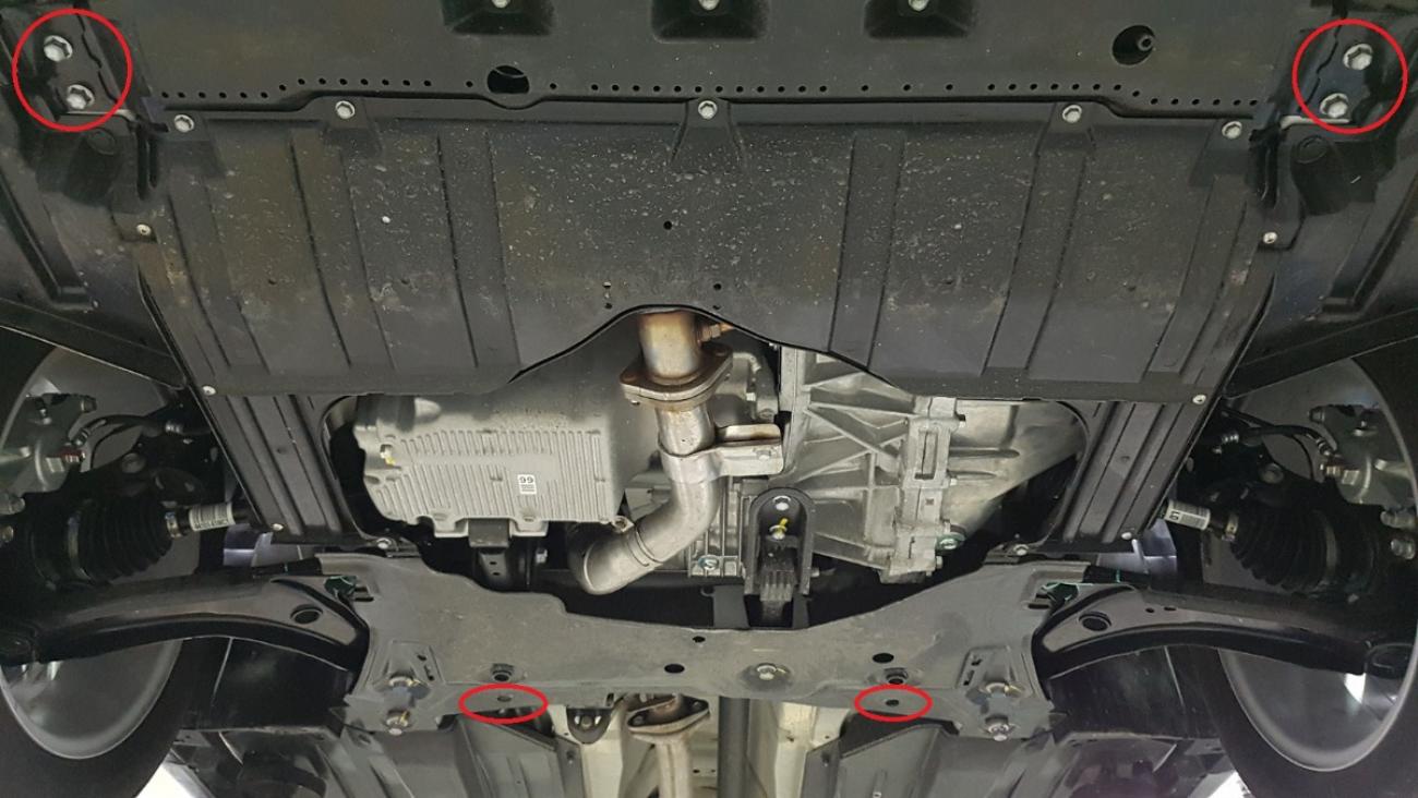 Engine and gearbox skid plate Suzuki S-Cross - 3