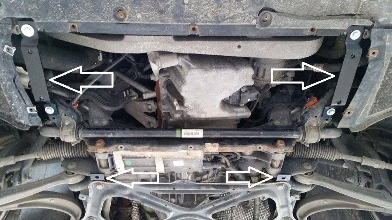 Engine skid plate Audi A6 - 4