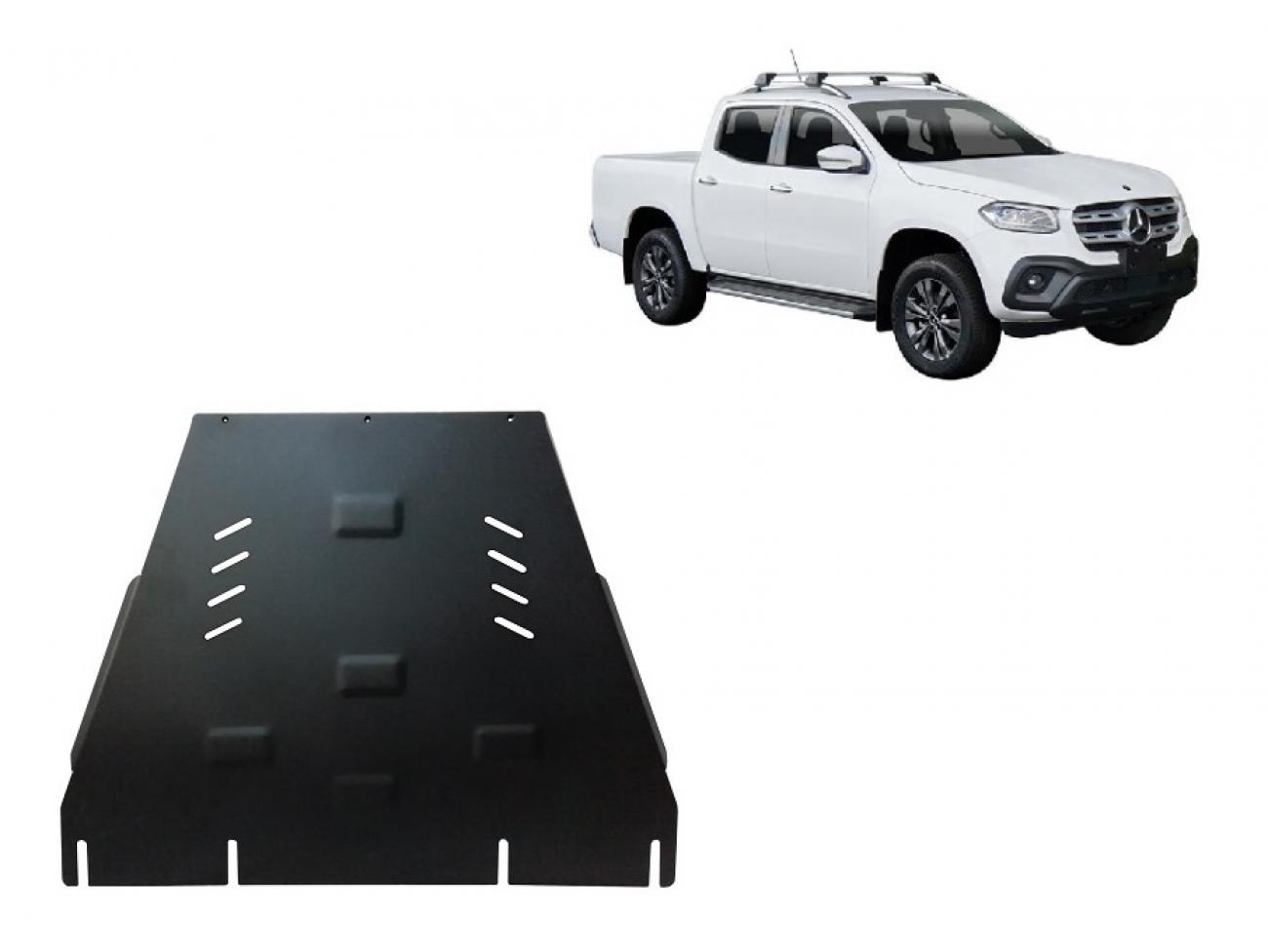 Gearbox and differential skid plate Mercedes X-Class