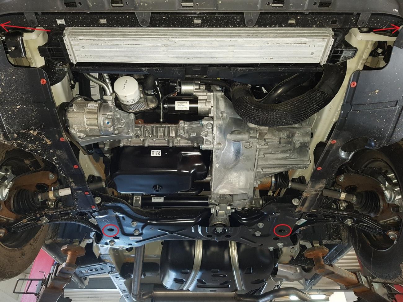 Engine skid plate Citroen Jumper - 6