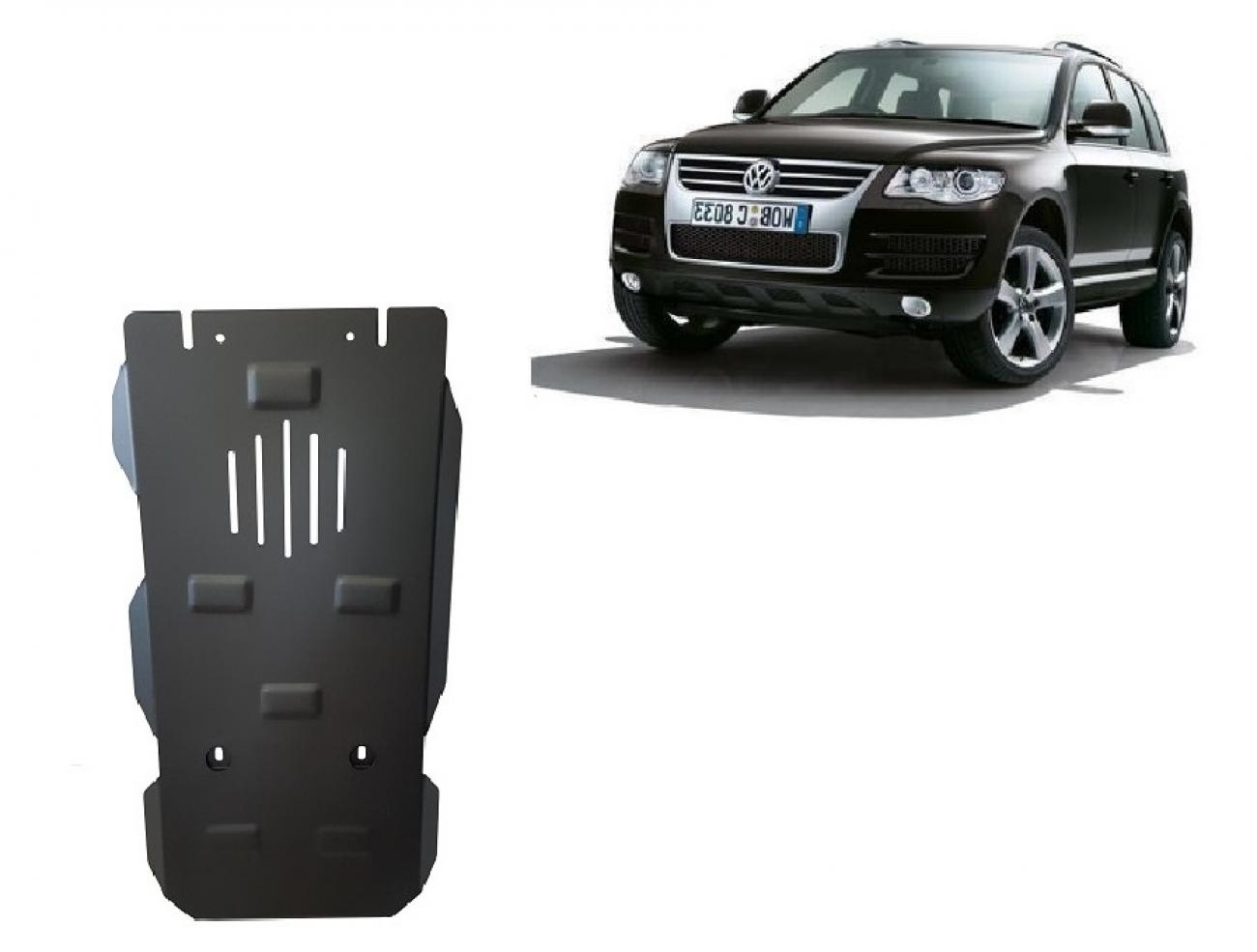 Gearbox skid plate for manual and automatic VW Touareg R5