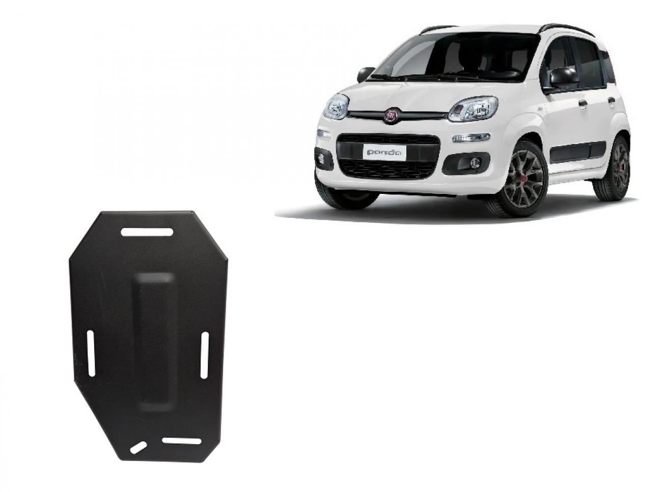 Rear differential skid plate Fiat Panda 4x4